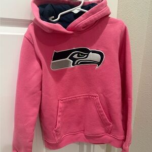 NFL Seahawks Pink Kids Hoodie